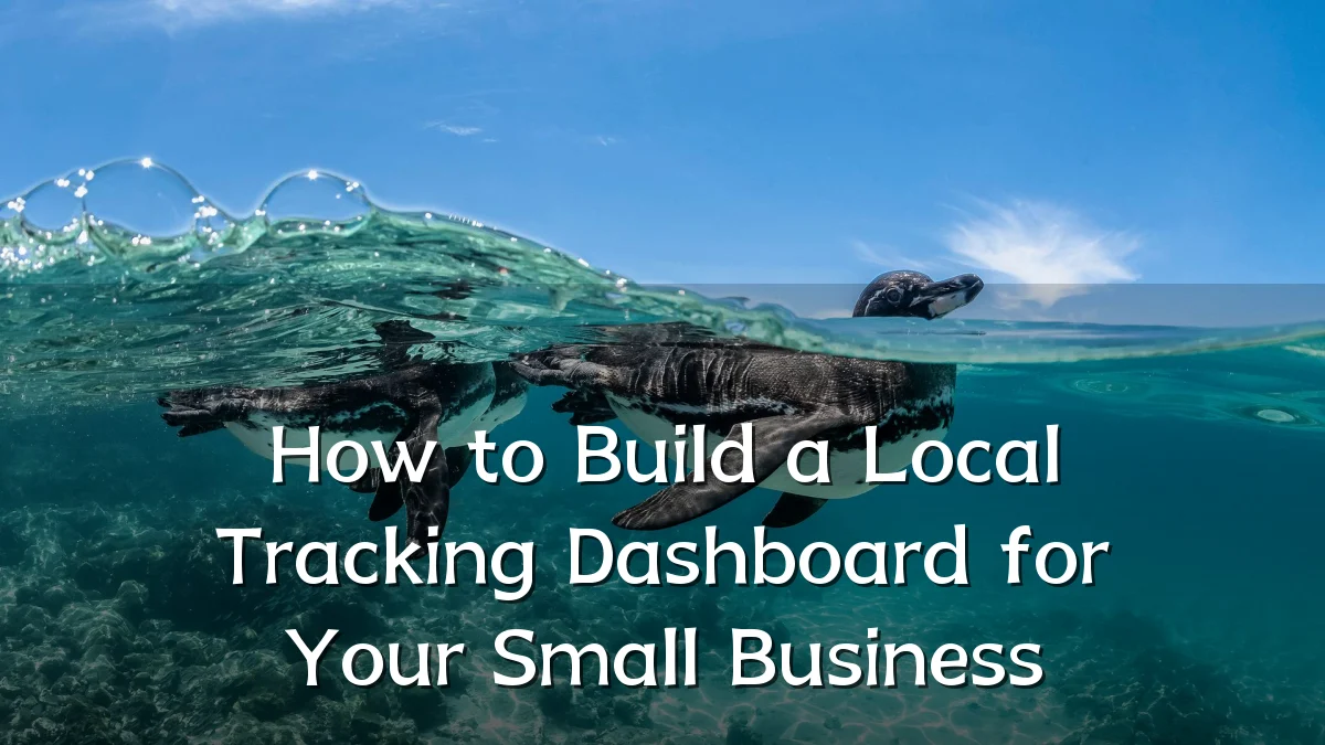 How to Build a Local Tracking Dashboard for Your Small Business
