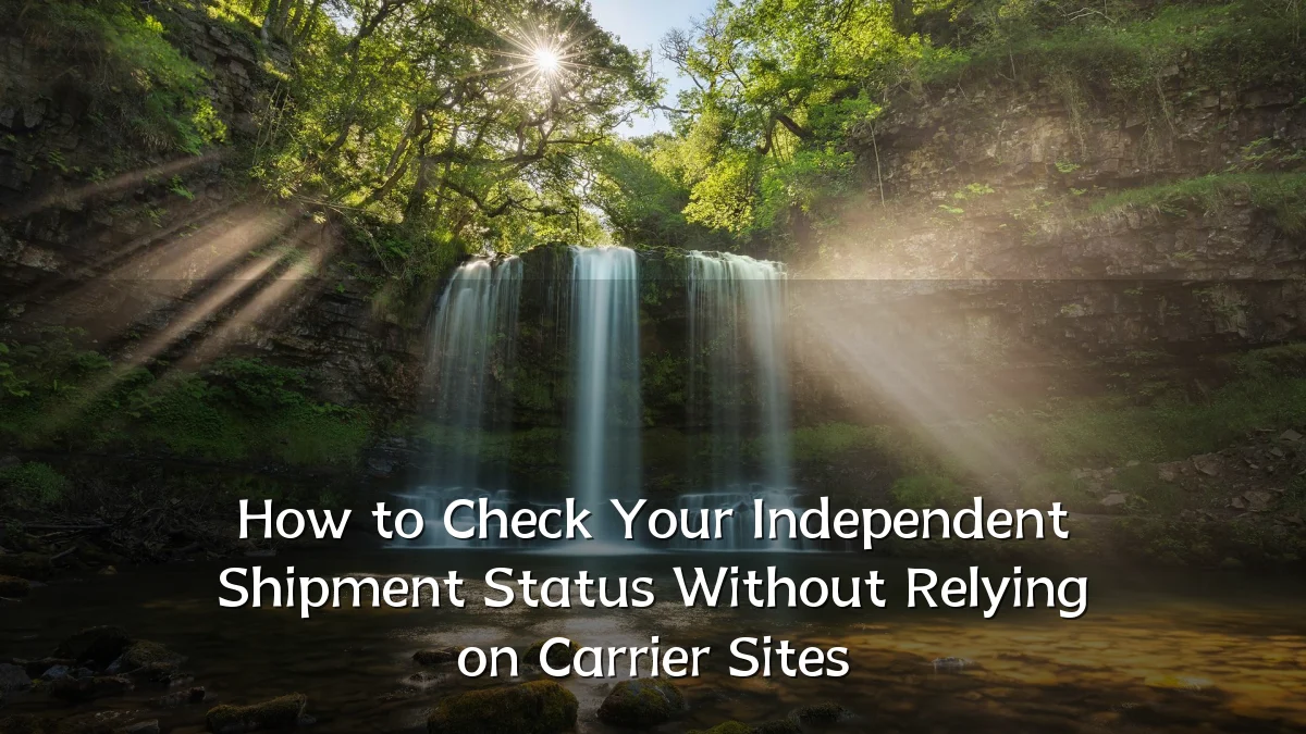 How to Check Your Independent Shipment Status Without Relying on Carrier Sites