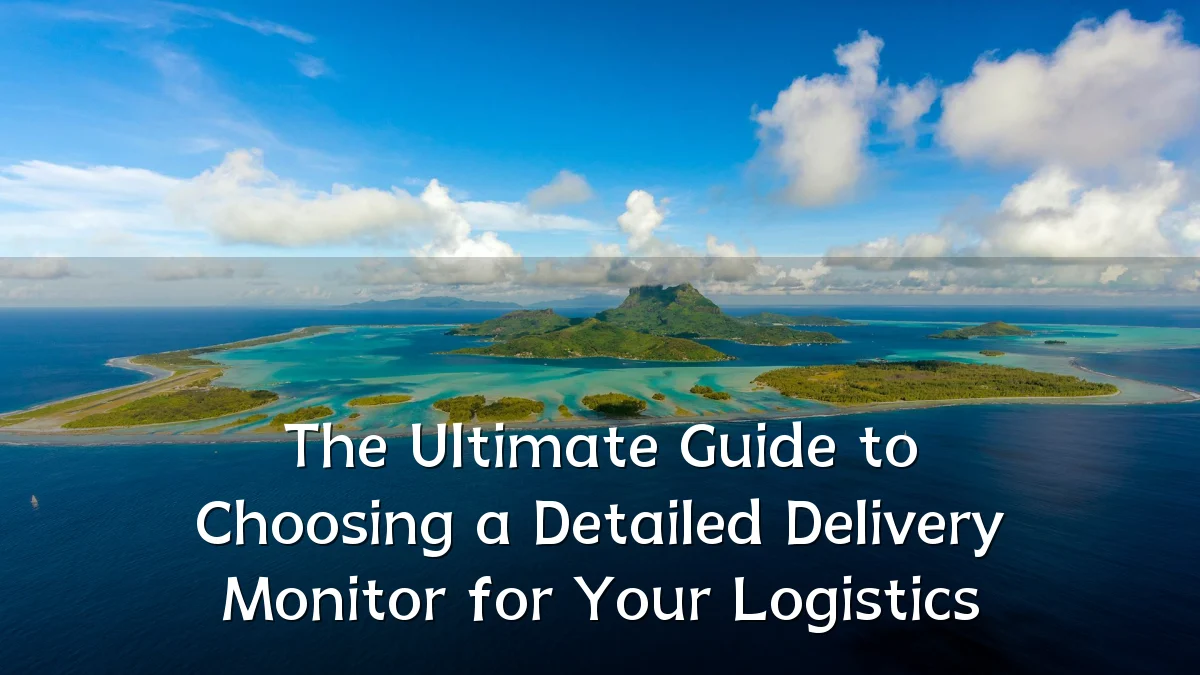 The Ultimate Guide to Choosing a Detailed Delivery Monitor for Your Logistics