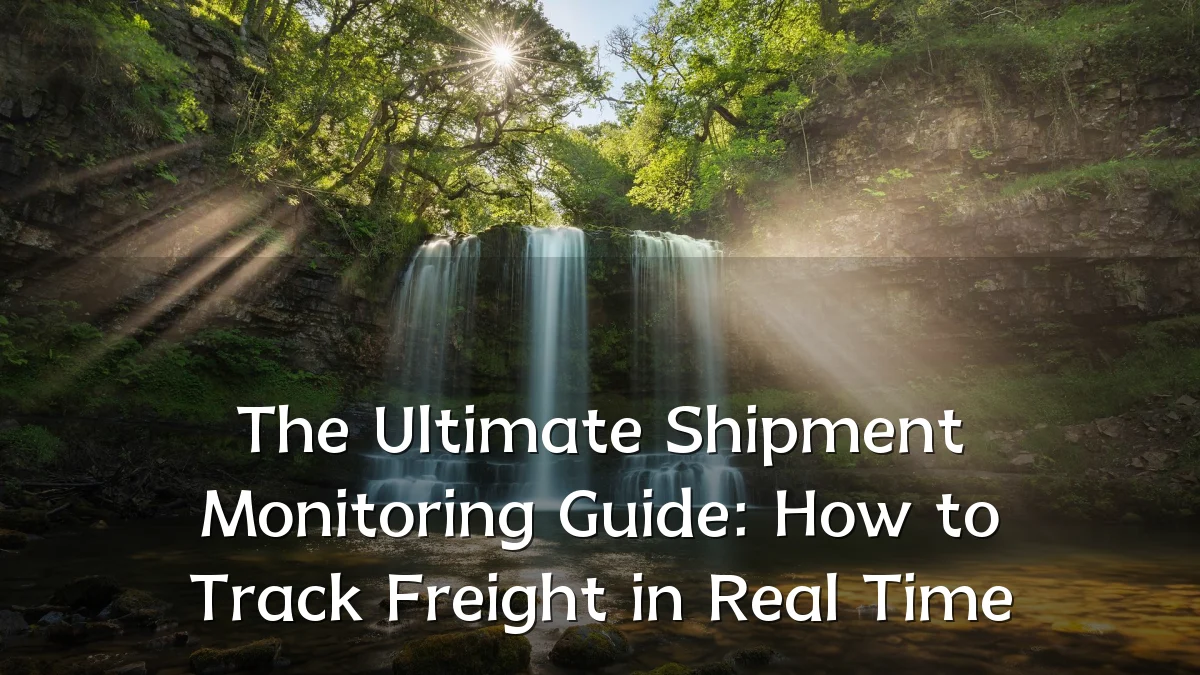 The Ultimate Shipment Monitoring Guide: How to Track Freight in Real Time