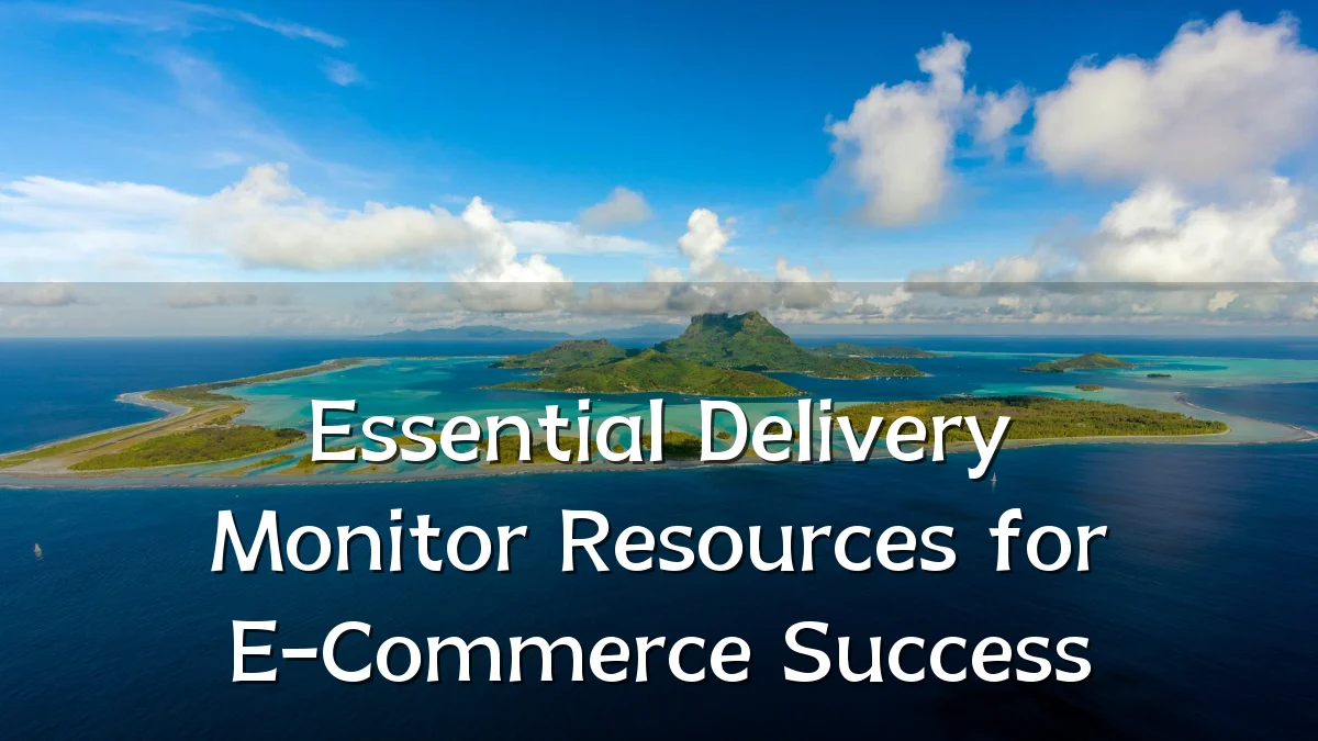 Essential Delivery Monitor Resources for E-Commerce Success