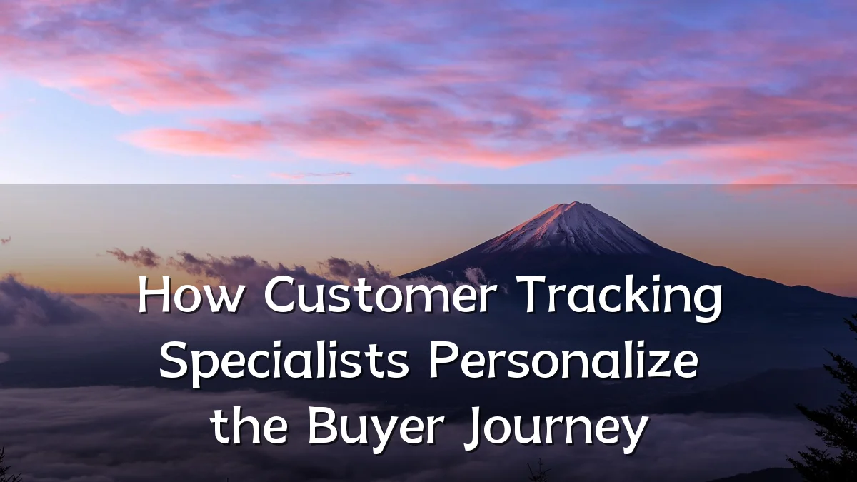 How Customer Tracking Specialists Personalize the Buyer Journey